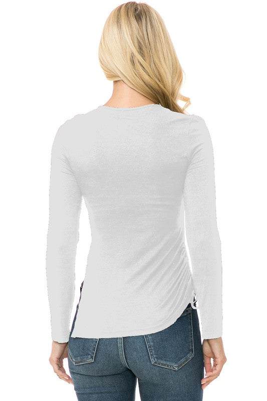 Womens Knit Long Sleeve TOP