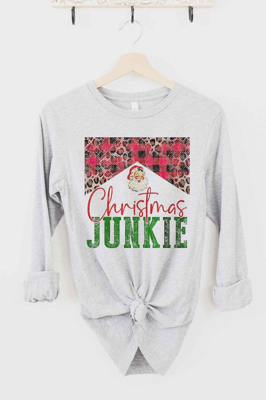 CHRISTMAS JUNKIE LONG SLEEVE TEE