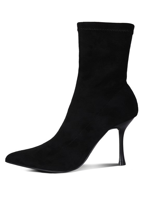 Tweeple Stiletto Boot With A Pointed Toe