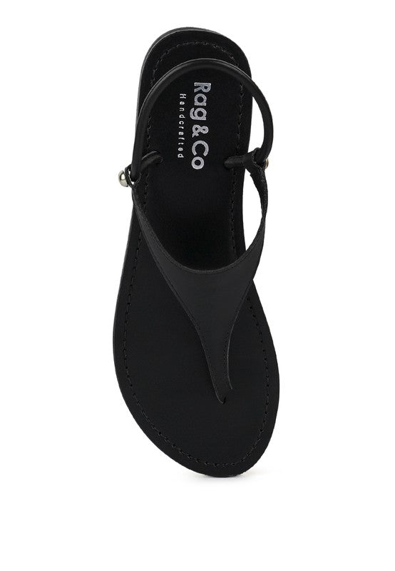 MADELINE Flat Thong Sandals