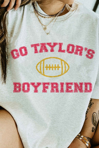 GO TAYLORS BOYFRIEND FOOTBALL GRAPHIC TEE