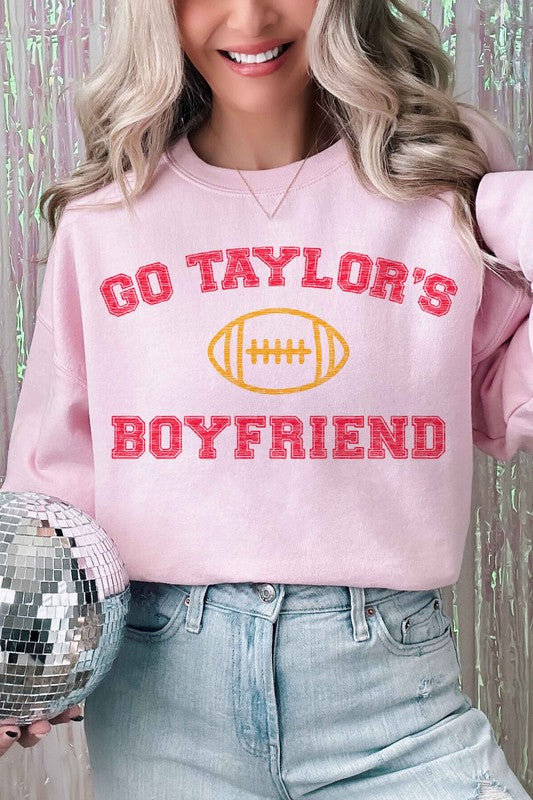 PLUS SIZE TAYLORS BOYFRIEND GRAPHIC SWEATSHIRT