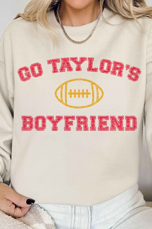 PLUS SIZE TAYLORS BOYFRIEND GRAPHIC SWEATSHIRT