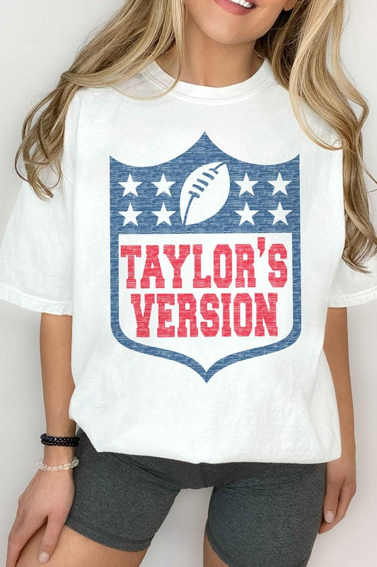 TAYLORS VERSION FOOTBALL GRAPHIC TEE