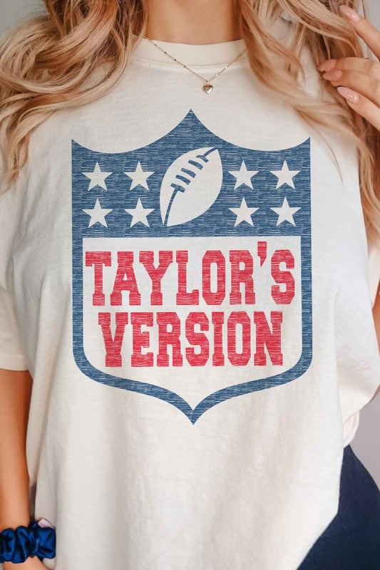 TAYLORS VERSION FOOTBALL GRAPHIC TEE