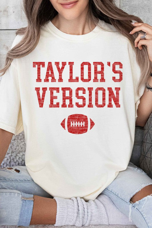 TAYLORS VERSION FOOTBALL GRAPHIC TEE