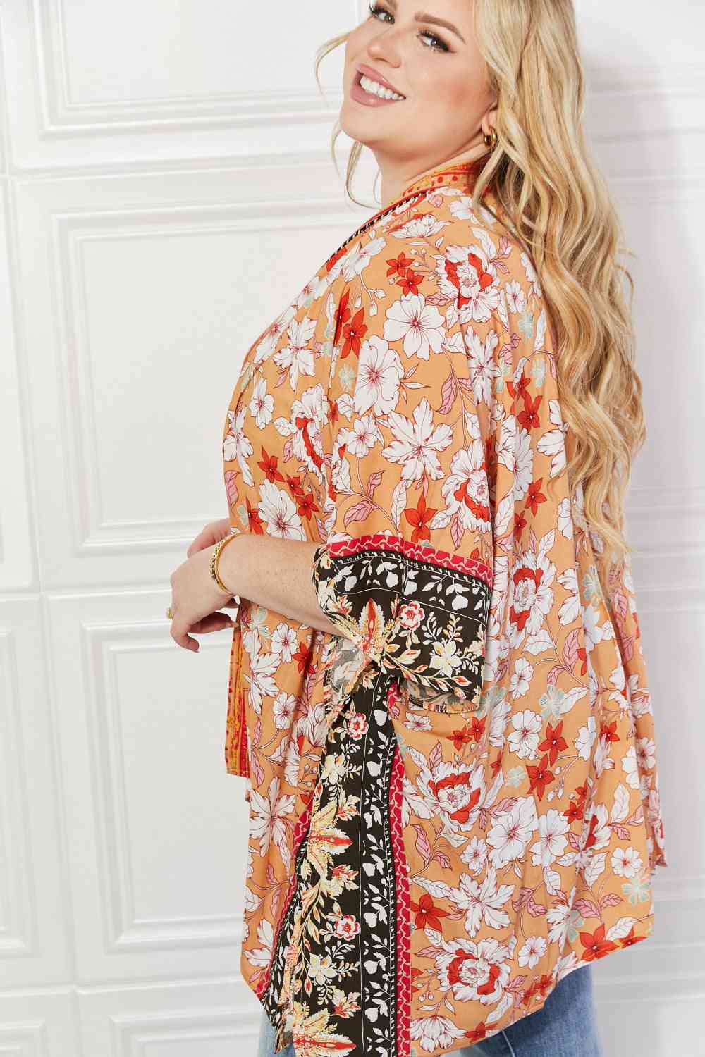 Justin Taylor Peachy Keen Cover-Up  Kimono