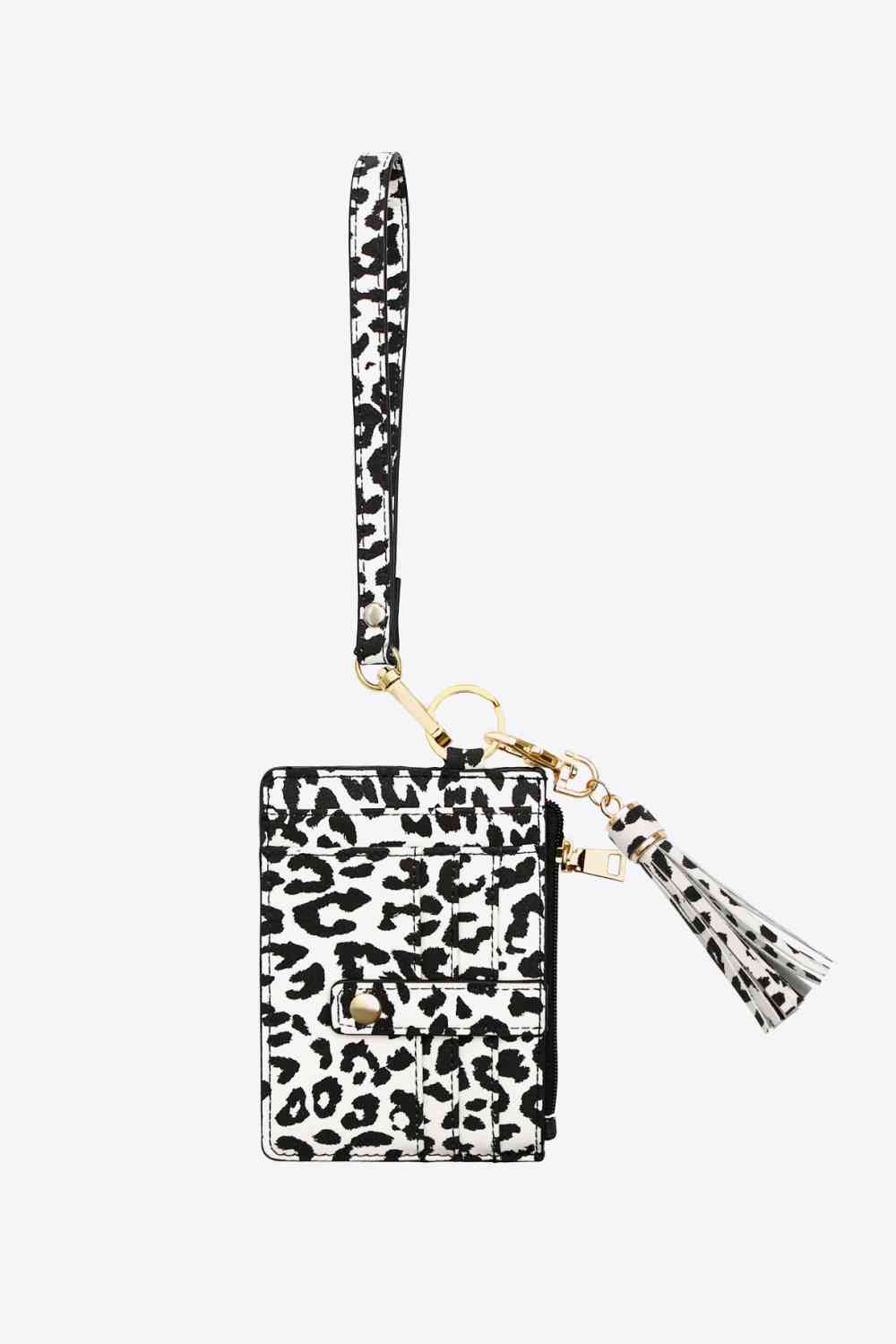 Printed Tassel Keychain with Wallet