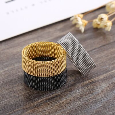 Weave Stainless Steel Ring