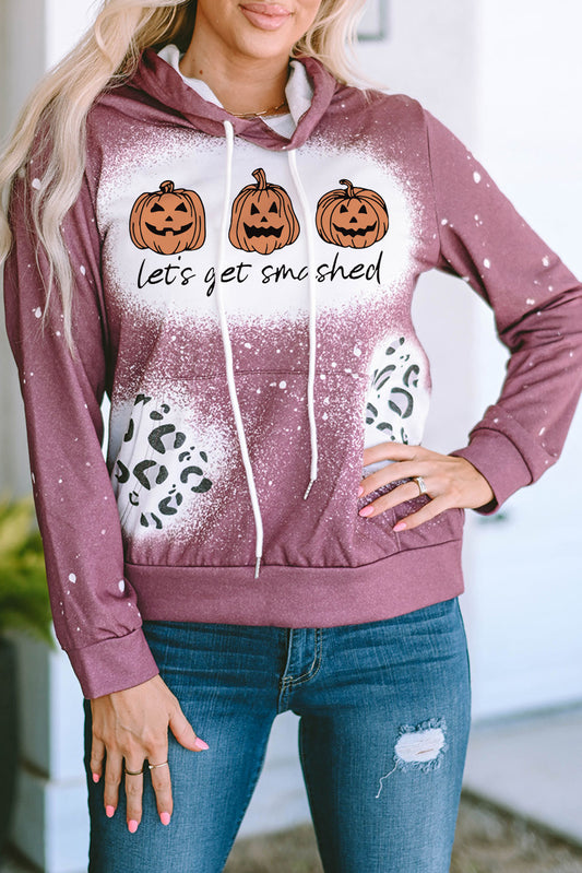 LET'S GET SMASHED Leopard Hoodie