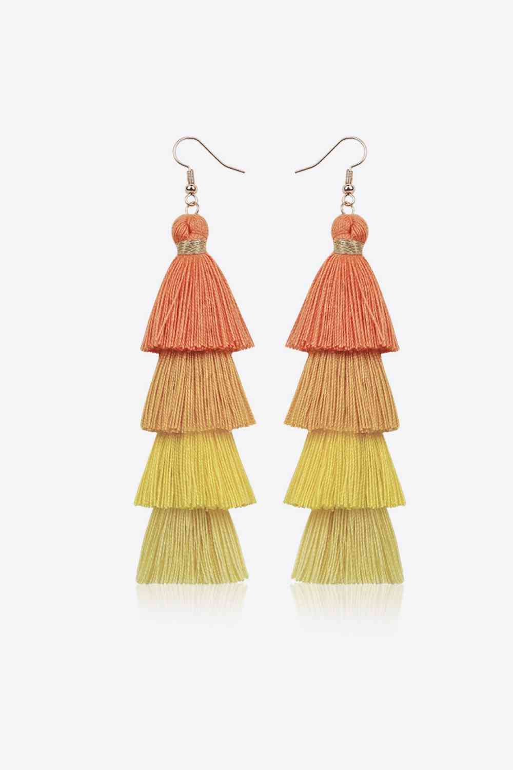 Layered Tassel Earrings