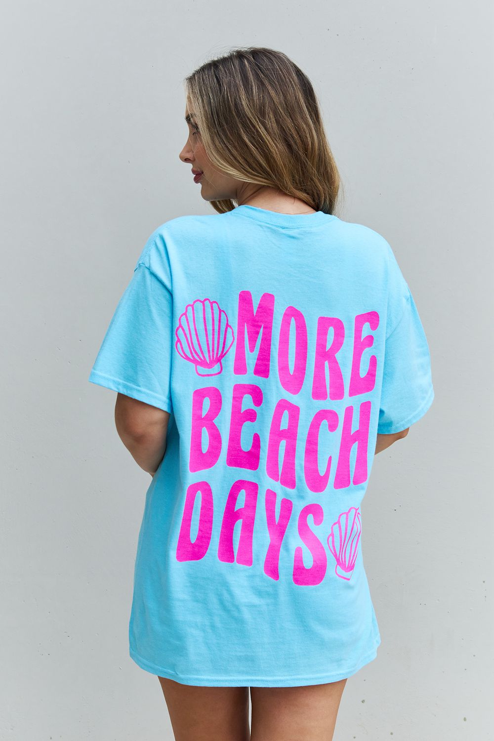 Sweet Claire "More Beach Days" Oversized Graphic T-Shirt