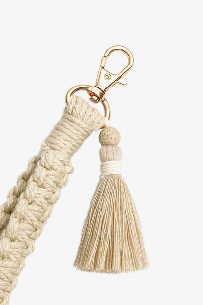 Wristlet Keychain with Tassel