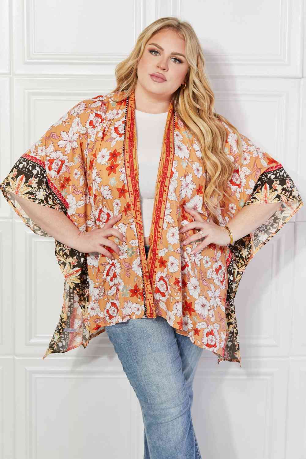 Justin Taylor Peachy Keen Cover-Up  Kimono