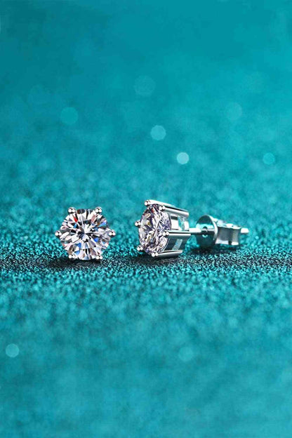 Endless Cheer Moissanite Stud Earrings