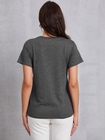 Round Neck Short Sleeve T-Shirt