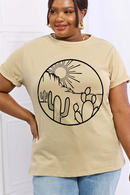 Simply Love Full Size Desert Graphic Cotton Tee