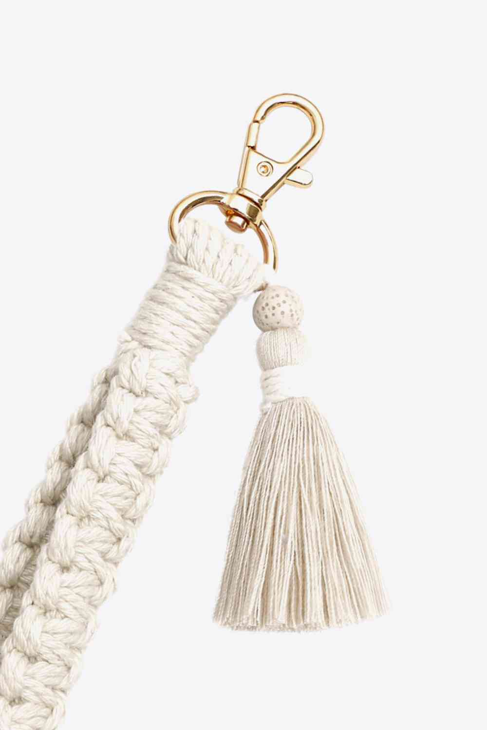 Wristlet Keychain with Tassel