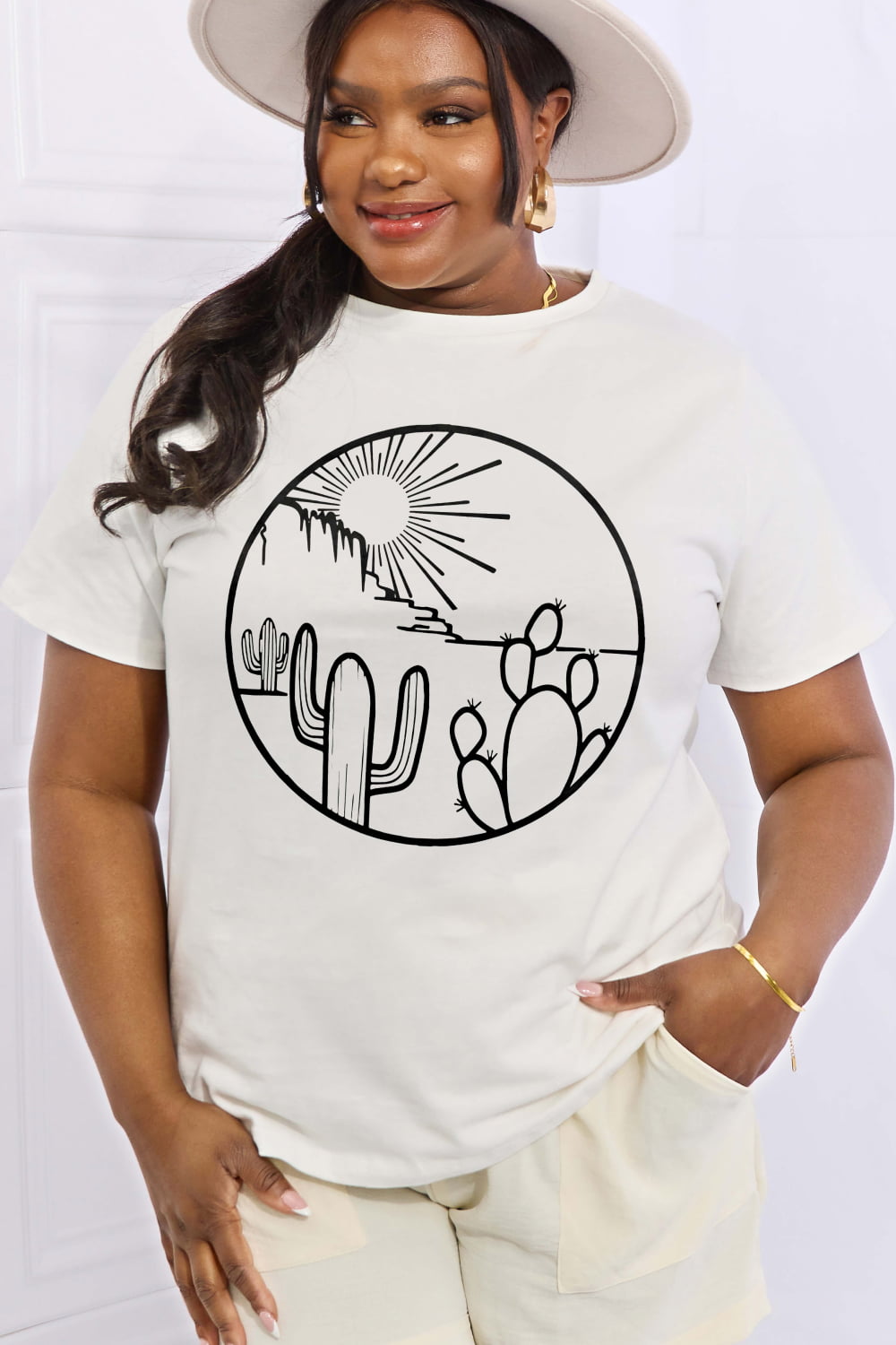 Simply Love Full Size Desert Graphic Cotton Tee