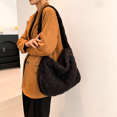 Corduroy Medium Shoulder Bag