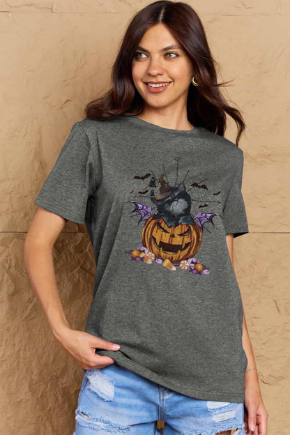 Simply Love Full Size Jack-O'-Lantern Graphic T-Shirt