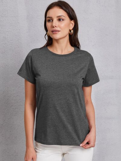 Round Neck Short Sleeve T-Shirt