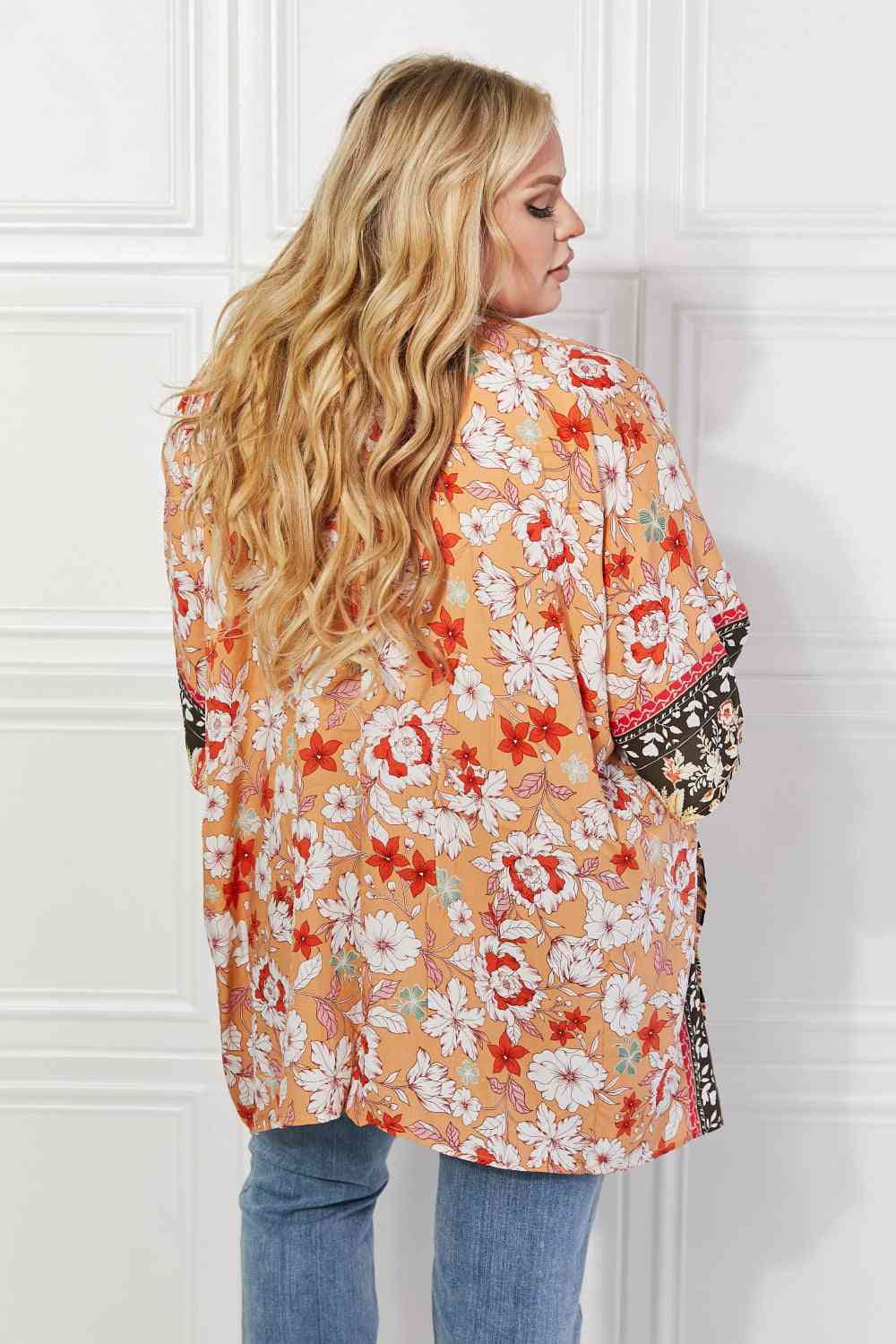 Justin Taylor Peachy Keen Cover-Up  Kimono