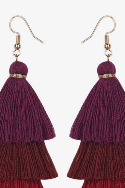 Layered Tassel Earrings