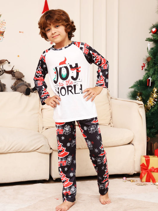 JOY TO THE WORLD Graphic Two-Piece Set